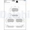 DELPHI LP3740 set placute frana,frana disc
