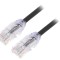 Cablu patch cord Cat 6a, 2m, negru