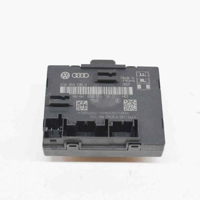 Modul de control ușă st&acirc;nga spate AUDI A6 4G2, C7, 4GC 2014 OEM: 4G8959795J,4G8959795G 13667788