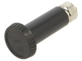 Adaptor Siguranțe Cilindrice 10A Negru 500VAC