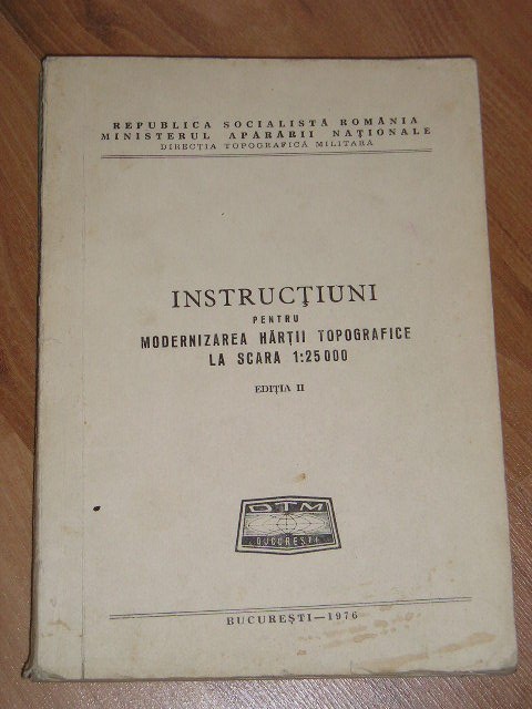 myh 32s - Instructiuni pt modernizarea hartii topografice la scara 1:25000- 1976