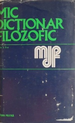 Mic dictionar filozofic (brosata) foto