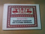 CUSATURI ROMANESTI DIN IZVOADE STRABUNE - Elvira Zamfirescu-Talianu - Editura Tehnica, 1980, 40 p.+ XX planse + 2 planse anexate