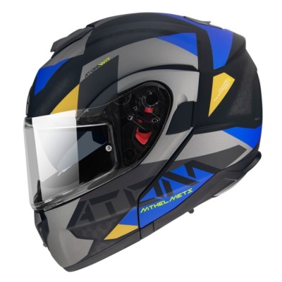 Casca modulara MT Atom SV W17 A2 gri mat Pinlock ready foto
