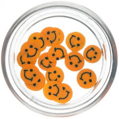 Smiley fimo portocalii - felii