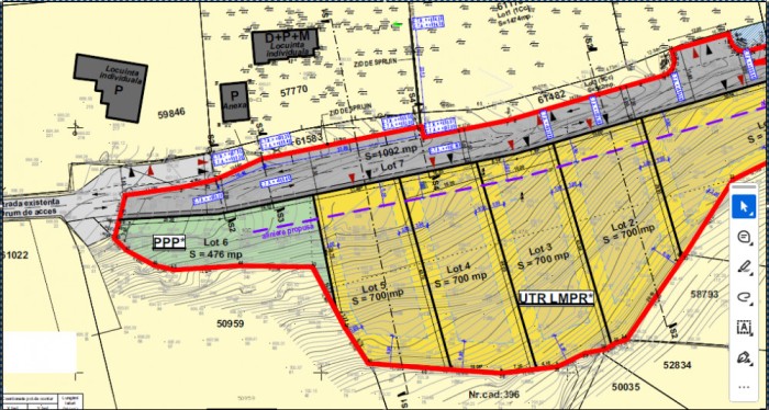 Vand parcela de 700mp intravilan cu PUZ in Feleacu