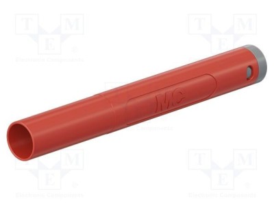 Conector banană 4mm 32A 1kV roșu cu izolație ST&amp;Auml;UBLI foto