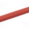 Conector banană 4mm 32A 1kV roșu cu izolație ST&Auml;UBLI