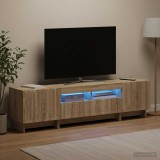 Cumpara ieftin Set de 3 piese pentru TV cu LED EDE Stejar Sonoma