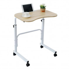 Mini birou portabil Side Table, 60 x 40 cm, inaltime reglabila pana la 84 cm foto