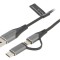 Cablu USB 2.0 0,5m USB A la Micro USB