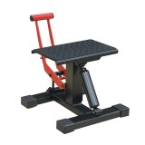HOMCOM Cric de Ridicare pentru Motociclete, Capacitate 150kg, &Icirc;nălțime Reglabilă, din Oțel Zincat și Cauciuc, cu Manivelă | Aosom Romania