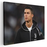 Tablou Cristiano Ronaldo fotbalist poster 1564 Tablou canvas pe panza CU RAMA 60x90 cm