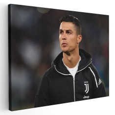 Tablou Cristiano Ronaldo fotbalist poster 1564 Tablou canvas pe panza CU RAMA 20x30 cm