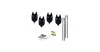 Set 4 senzori cu swingeri pentru starlete si picheti, EAST SHARK
