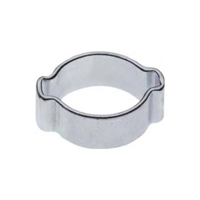 2-Ohr-Schlauchklemmen 4mm, verzinkt, 100 St&uuml;ck