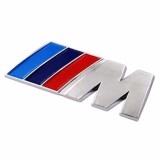 Emblema M Power, Pentru Aripa BMW, ABS, cu adeziv 3M