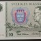 Bancnota 10 COROANE / KRONUR - SUEDIA, anul 1975 * cod 30 = UNC REPLACEMENT