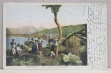 SORENTO - PANORAMA , CARTE POSTALA ILUSTRATA , EXPEDIATA DE FLORICA URECHIA CATRE A.D. XENOPOL * , CIRCULATA , CLASICA , DATATA 1903