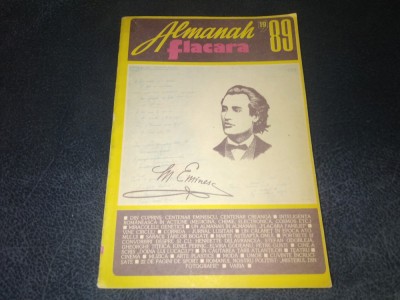 ALMANAH FLACARA 1989 foto
