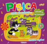 Carte de colorat cu jocuri si activitati: Pisica - Erc Press