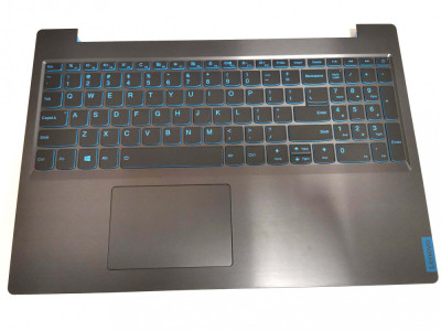 Carcasa superioara cu tastatura palmrest Laptop Gaming, Lenovo, L340-15IRH Type 81LK, 5CB0U42761, iluminata, layout US foto