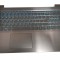 Carcasa superioara cu tastatura palmrest Laptop Gaming, Lenovo, L340-15IRH Type 81LK, 5CB0U42761, iluminata, layout US