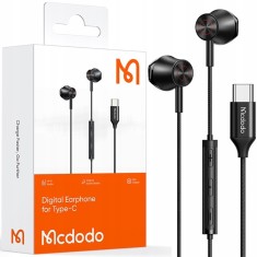 Mcdodo Căști Cu Fir Usb-C Cu Microfon In-Ear Cu Dac Pentru Telefon