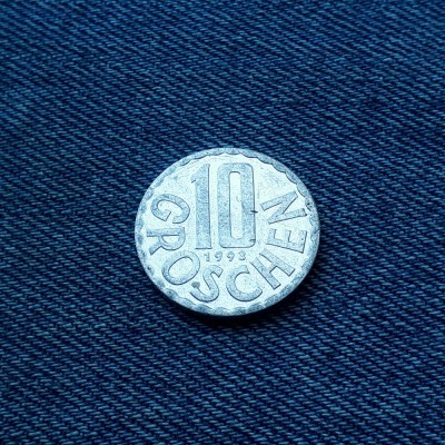 1R - 10 Groschen 1993 Austria foto