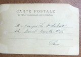 CPISTR7 Ilustrata Veche Caricatura Nos Acteurs M. Galipaux Semnata RIP Paris / Vintage Caricature Postcard Actor Felix Galipaux Signed RIP Paris