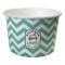 Cupa inghetata 8oz verde, set 50 buc