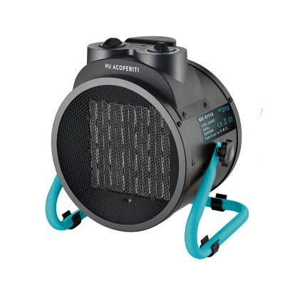Aeroterma ceramica Detoolz, 3000 W, 3 trepte putere, termostat reglabil, maxim 30 mp foto