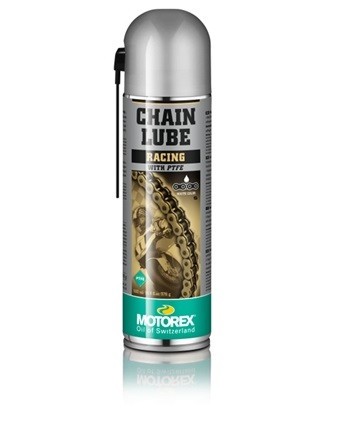 Spray ungere lant MOTOREX Chainlube Racing MTR 302336, volum 500 ml, cu teflon, alb