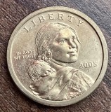 C50 - Moneda foarte veche - America - 1 dollar - litera P - 2005, America de Nord