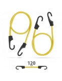 Set de cordeline de fixare profesionale - galben - 120 cm x 8 mm - 2 buc. / pachet, Mega Drive