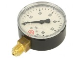 Manometru 0-60 bar 63 mm pentru lichide și gaze