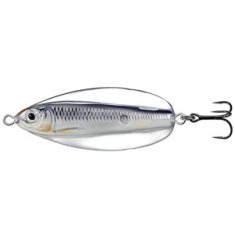 Lingurita Oscilanta LIVE TARGET Erratic Shine Sinking, 5.5cm, 11g, Silver / Black