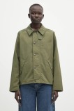 Barbour geacă Barbour Transport Lightweight Showerproof Jacket culoarea verde, de tranzitie, MSP0124