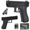 Mini pistol de jucărie cu acționare pe arc, bile gel 7-8 mm, set 500 buc, Skleplolki