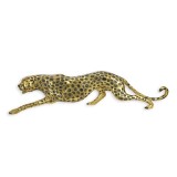 Ghepard-statueta din bronz auriu TBB-180