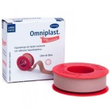 Cumpara ieftin Bandă adezivă Hartmann Omniplast, 1.25cm x 5m, Hipoalergenică, Fixare Prim Ajutor, Material Textil Culoarea Pielii