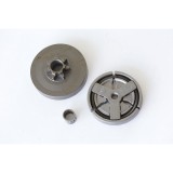 Ansamblu ambreiaj pentru drujba 2T 52cc Micul Fermier cu pinion si tambur