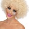 Peruca Afro blonda