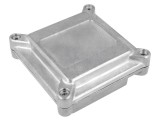Carcasă universală din aluminiu natural - dimensiuni 96mm x 96mm x 45mm