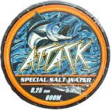Fir ATTACK Special Salt Water Blue Sea, 10.20kg, 0.28mm, 600m