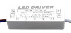Sursa LED 230Vac 36-63Vdc 250mA 12-18W