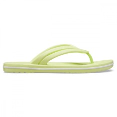 Slapi Crocs Women&#039;s Crocband Flip Galben - Lime Zest