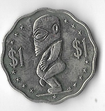 Moneda 1 dollar 1987 - Cook foto