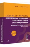 Legea nr.51/1995 pentru organizarea si exercitarea profesiei de avocat si legislatie conexa 2022, Autor Anonim