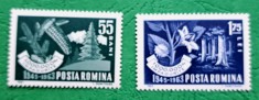 TIMBRE ROM&Acirc;NIA MNH LP573/1963- &Icirc;MPĂDURIREA -Serie simplă